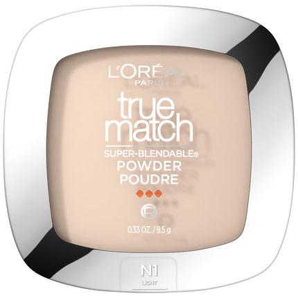 L'Oreal Paris True Match Powder, Soft Ivory, 0.33 