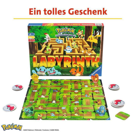 Ravensburger Pokémon Labyrinth – Moving Maze Family Board Game for Kids Age 7+ | Fun Strategy Game for 2–4 Players |Perfect Pokémon Gift for Boys & Girls
