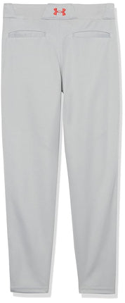 Under Armour Boys' Utility Pant Pipe, (083) Baseball Gray/Red/Red, Youth Medium
