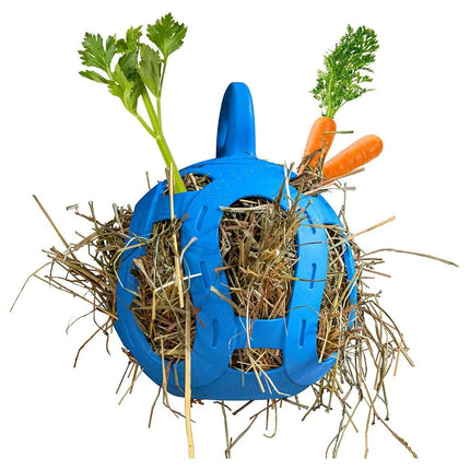 Horsemen's Pride Jolly Hay Ball Stall Toy for Horses, Blue