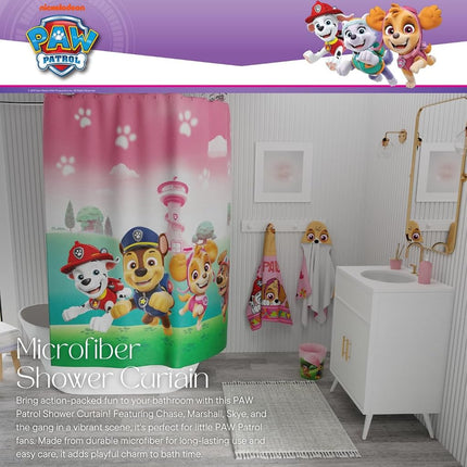 Franco, Paw Patrol Girl Skye Microfibre Shower Curtain 72" x 72" Official Licensed Product