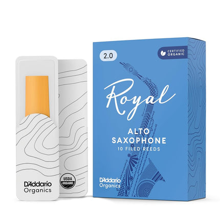 Rico Royal Alto Saxophone Reeds - Strength 2 - Box of 10