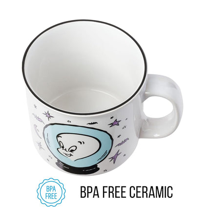 Silver Buffalo Casper The Friendly Ghost Ceramic Mug, 20 Ounces