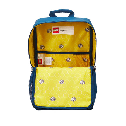 LEGO Mochila Ladrillo LEGO-Morado Equipaje de mano, Azul Marino, Talla única, Mochila Ladrillo