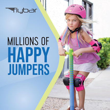 Flybar Maverick Pogo Stick for Kids Ages 5+, 40 to 80 Pounds, Perfect for Beginners, Easy Grip Handles, Anti-Slip Pegs, Outdoor Toys for Boys and Girls