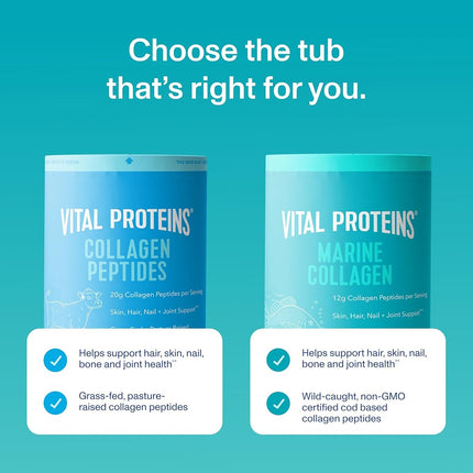 Vital Proteins, Marine Collagen, Wild Caught, Unflavored, 7.8 oz (221 g)