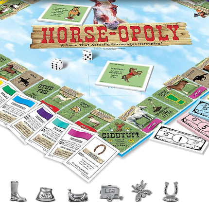 Horse-Opoly Board Game by Late For The Sky
