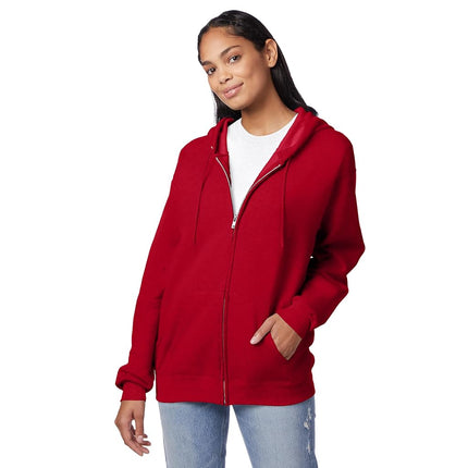 Hanes Men's Opaque Hoodie, Deep red, M