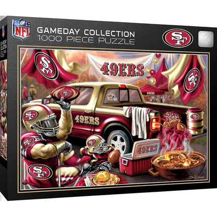 MasterPieces - 1000 Piece Jigsaw Puzzle, NFL San Francisco 49ers, Fun for Adults and Family, Non-Glare Finish, 19.25"x26.75"