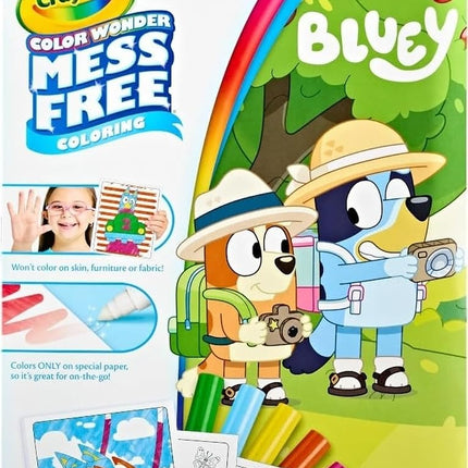 CRAYOLA Bluey Colour Wonder Colouring Set, 18 Colo