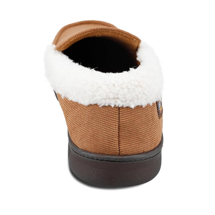 Pantuflas Venetian de Pana Dickies con Espalda Cerrada y Suela para Interiores/Exteriores, Color Piel, Talla Grande