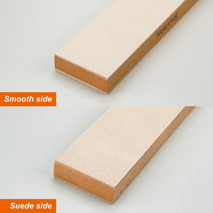 SHARPAL 205H Double-Sided Leather Strop (Genuine Cowhide) 33.5 cm x 6 cm