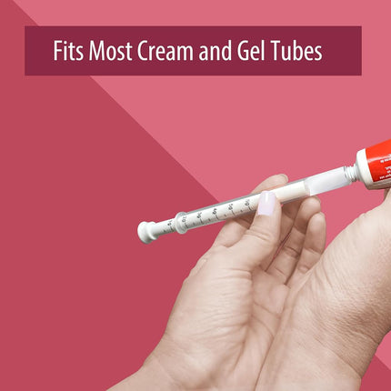 Natureland Disposable Plastic Vaginal Applicator: For Gel or Cream Products - Includes Dual Dosage Markings (Regular, 40, Count)