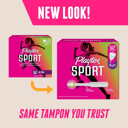 Playtex Sport Playtex Sport Tampons, Ultra Absorbency, Unscented, 36 Count, Pack of 1, 36 Count (Pack of 1)