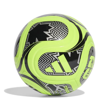 Adidas Unisex-Adult World Cup Soccer Ball, Lucid Lemon/Black/Silver Metallic, 5