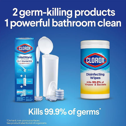Clorox ToiletWand - Paquete de 30 recambios desinfectantes, de Clorox Toilet Wand