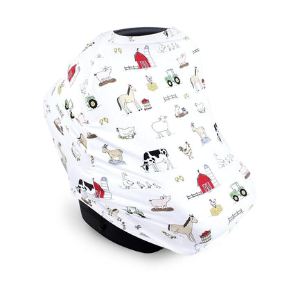 Dosel multiusos para asiento de coche Hudson Baby Unisex Baby, Granja, Talla única