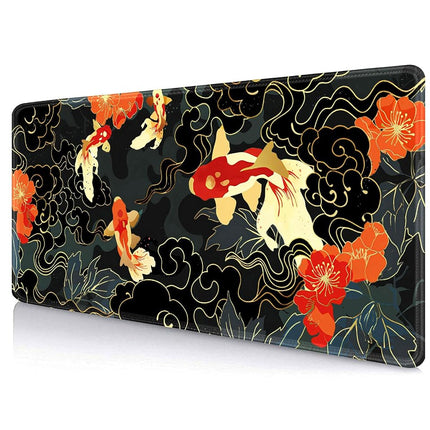 IMAYONDIA Japanese Koi Desk Mat (35.4x15.7 in), Ex