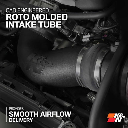 K&N 57-3050 Washable and Reusable Car Performance Intake Kit