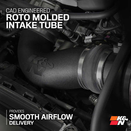 K&N 57-3050 Washable and Reusable Car Performance Intake Kit