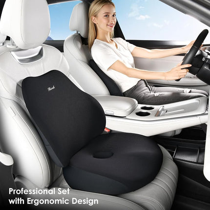 FLORICH Seat Cushion and Lumbar Support Pillow