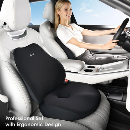 FLORICH Seat Cushion and Lumbar Support Pillow