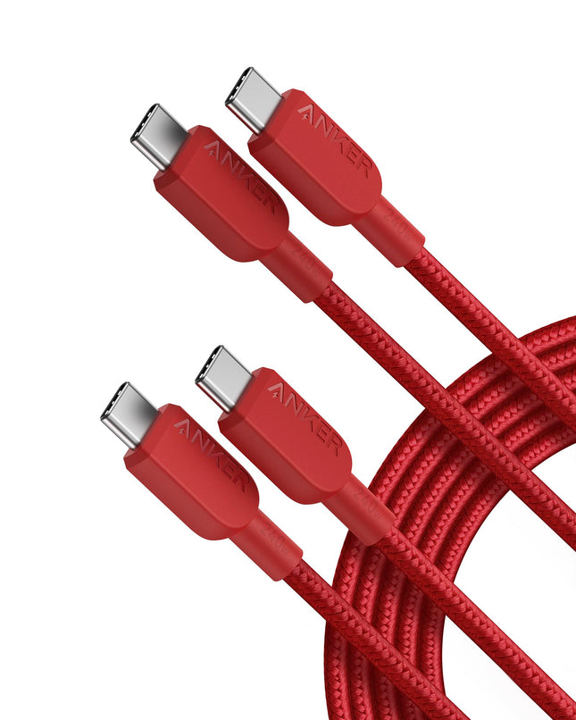 Anker USB C to USB C Cable (2Pack, 10FT),240W Type