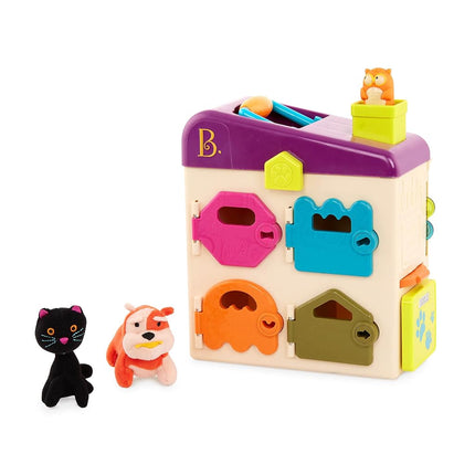 B. toys Pet Vet Playset with Keys, Plush Pets and Tools, Pretend Play