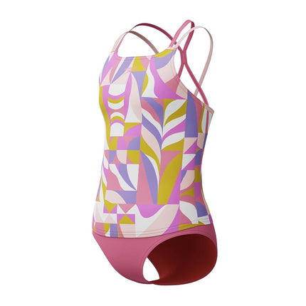 Speedo Girls Swimsuit Two Piece Tankini Thin Strap