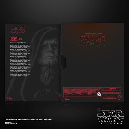 Star Wars The Black Series Emperor Palpatine & Throne Return of The Jedi Collectible 6 Inch Action Figure (Amazon Exclusive)