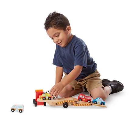 Melissa & Doug Emergency Vehicle Carrier