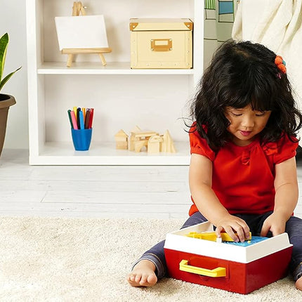 Fisher-Price 01697 Classics Music Box Record Player Baby Musical Toy, Pretend Play For Boys And Girls, Ages 18 Months+, 1697, Multicolour