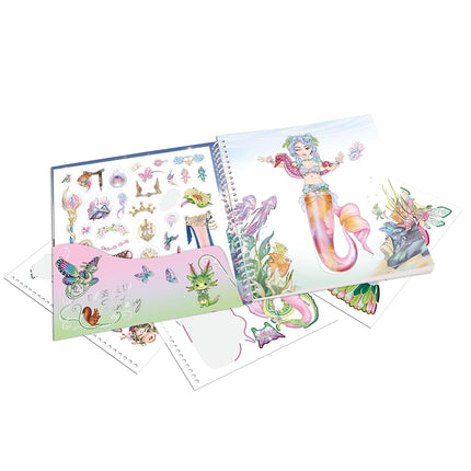 Topmodel 413439 Dress Me Up Fantasy Sticker Book