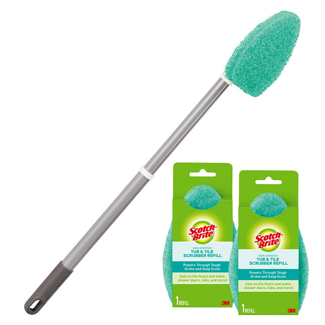 Scotch-Brite Extendable Tub & Tile Scrubber Kit, I