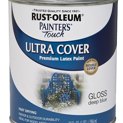 Rust-Oleum 224428T Painters Touch Quart Latex, Glo