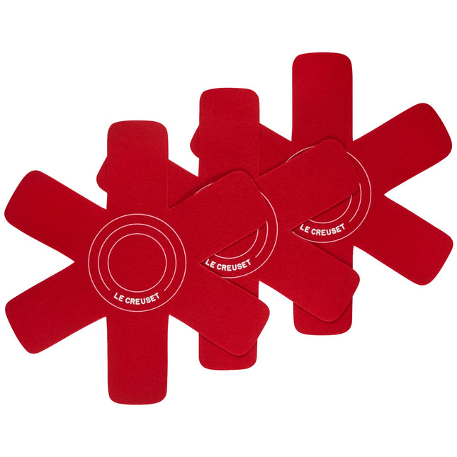Le Creuset Set of 3 Felt Cookware Protectors - Cer