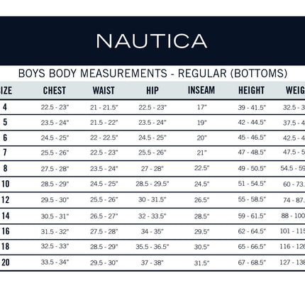 Nautica Boys' Flat Front Twill Pant Track, Navy/Pull-on, 3 Years
