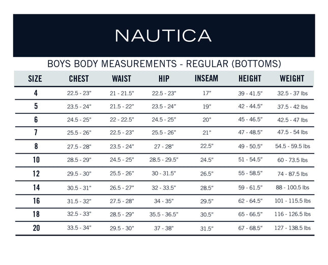 Nautica Boys' Flat Front Twill Pant Track, Navy/Pull-on, 3 Years
