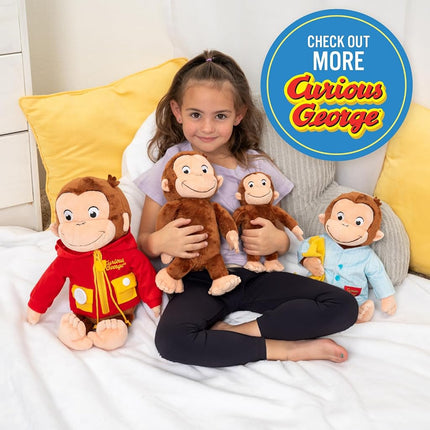 Plush Toys for Kids, Preferred by Curious George Jumpsuit, Soft Plush Toys for Babies, Toddlers, Girls, 8 Inch