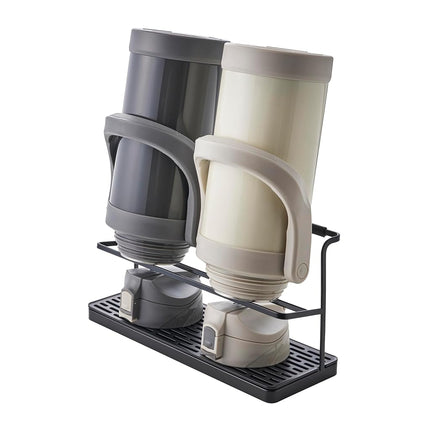 Yamazaki Home Countertop Bottle Drying Rack Steel 