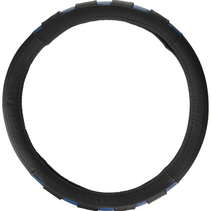 FH Group FH2005BLUE Steering Wheel Cover (Genuine Leather Sport Blue)