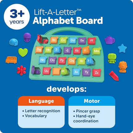 Learning Resources Lift-a-Letter Alphabet Board, ABC Learning Set Ages 3+