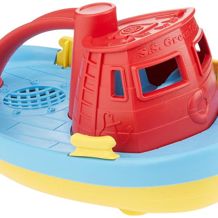 Green Toys TUG01R-RCB3 Tug Boat Red-CB3, Multi, S