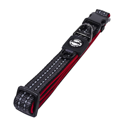 Franklin Pet Supply Co. - Nylon Dog Collar - Reflective Comfort - Fit - Neoprene - Adjustable- Small- Medium - Large - Puppy - Dog - Cat- Easy Clip