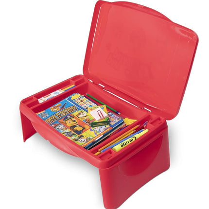 Paw Patrol Kids Lap Desk with Storage - Folding Lid and Collapsible Design - Portable for Travel or use in Bed at Home - Great for Writing, Reading or Other School Activities