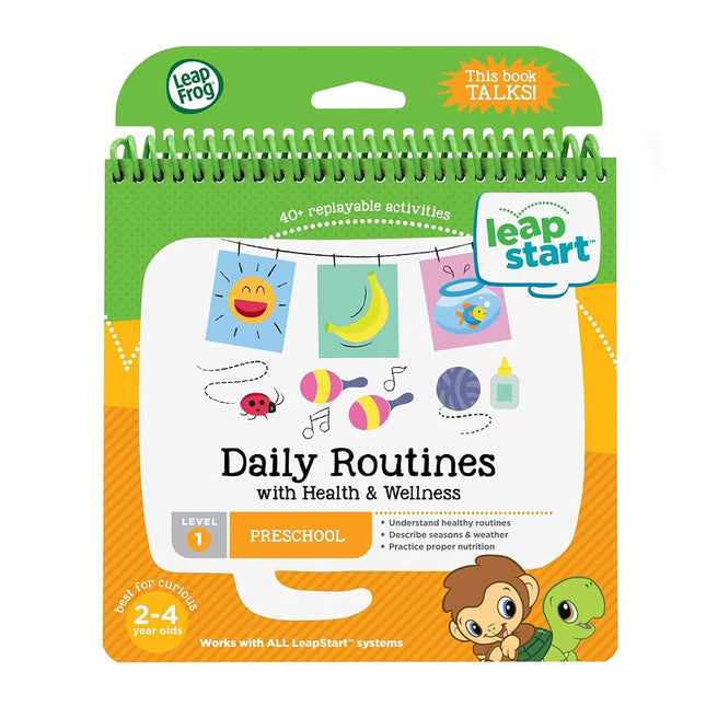 LeapFrog 80-21506E LeapStart Nursery Health and Wellness, Daily Routines Activity Book