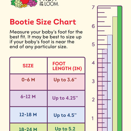 Botines térmicos acogedores Fruit of the Loom con suela antideslizante para bebés (niñas, niños, unisex), color marfil, de 12 a 18 meses