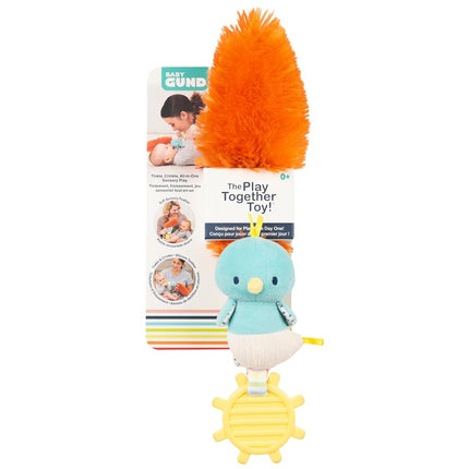 Baby GUND Tinkle Crinkle Collection The Play Together Toy Birdie Stuffed Animal Sensory Plush, 12"