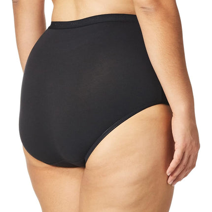 Bali womens2324Stretch Brief Panty Briefs - Black - Medium