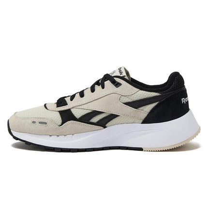 Zapatillas Reebok Classic Leather 2400 para hombre, color tiza vintage/arena/negro, talla 10.5 UK